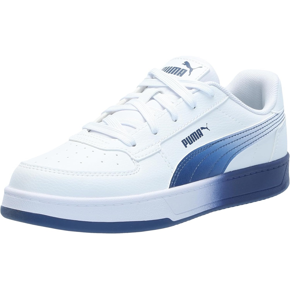 image:imagePUMA Kids Boys Caven 20 Lace Up Sneakers Shoes Casual  WhitePuma Whiteblazing Blue
