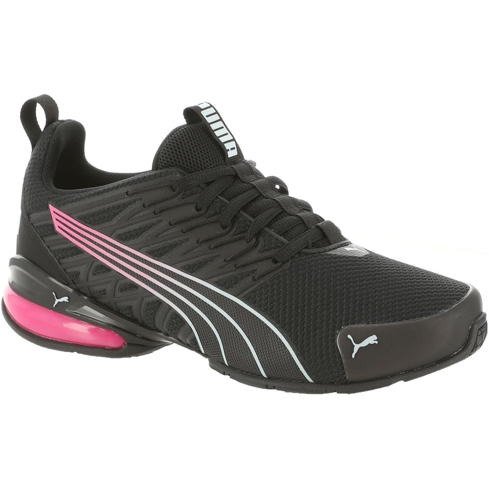 image:imagePUMA Kids Girls Voltaic Evo Fade Running Sneakers Shoes BlackPinkblack