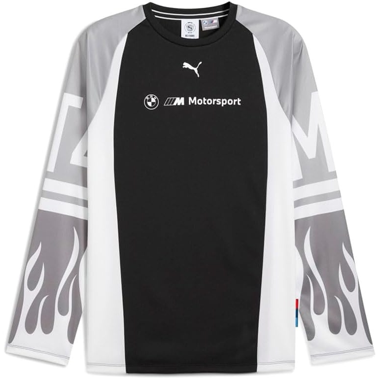 image:imagePUMA Mens BMW M Motorsport Graphic Crew Neck Long Sleeve Casual Tops Casual  BlackBlack