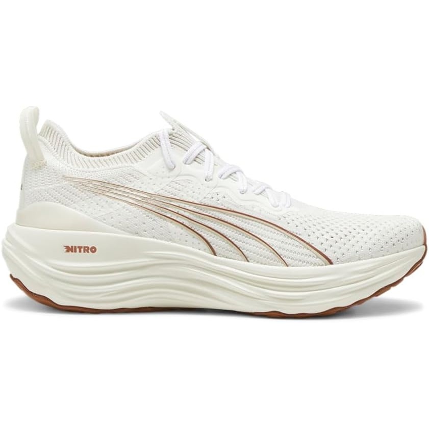 image:imagePUMA Mens Foreverrun Nitro Knit Running Sneakers Shoes  White  Size 11 M