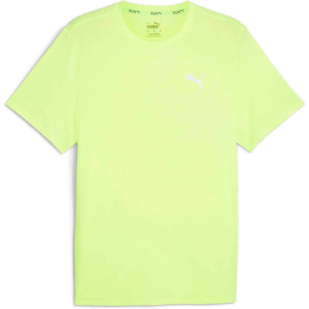 image:imagePUMA Mens Run Favorite Velocity Crew Neck Short Sleeve Athletic Running Casual Tops BreathableFizzy Apple Aw24