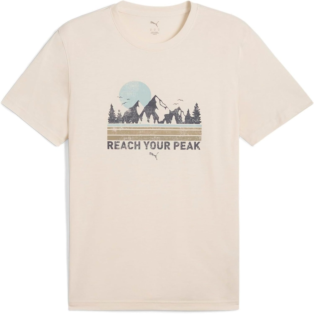 image:imagePUMA Mens Running Graphic TShirtAlpine Snow Ss25