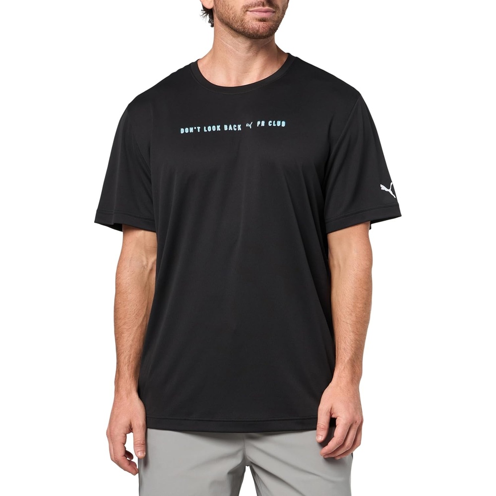 image:imagePUMA Mens Running Graphic TShirtBlack Run Club Ah25