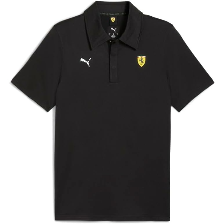 image:imagePUMA Mens Scuderia Ferrari Sportswear Cloudspun Shirt Casual Casual BlackBlack