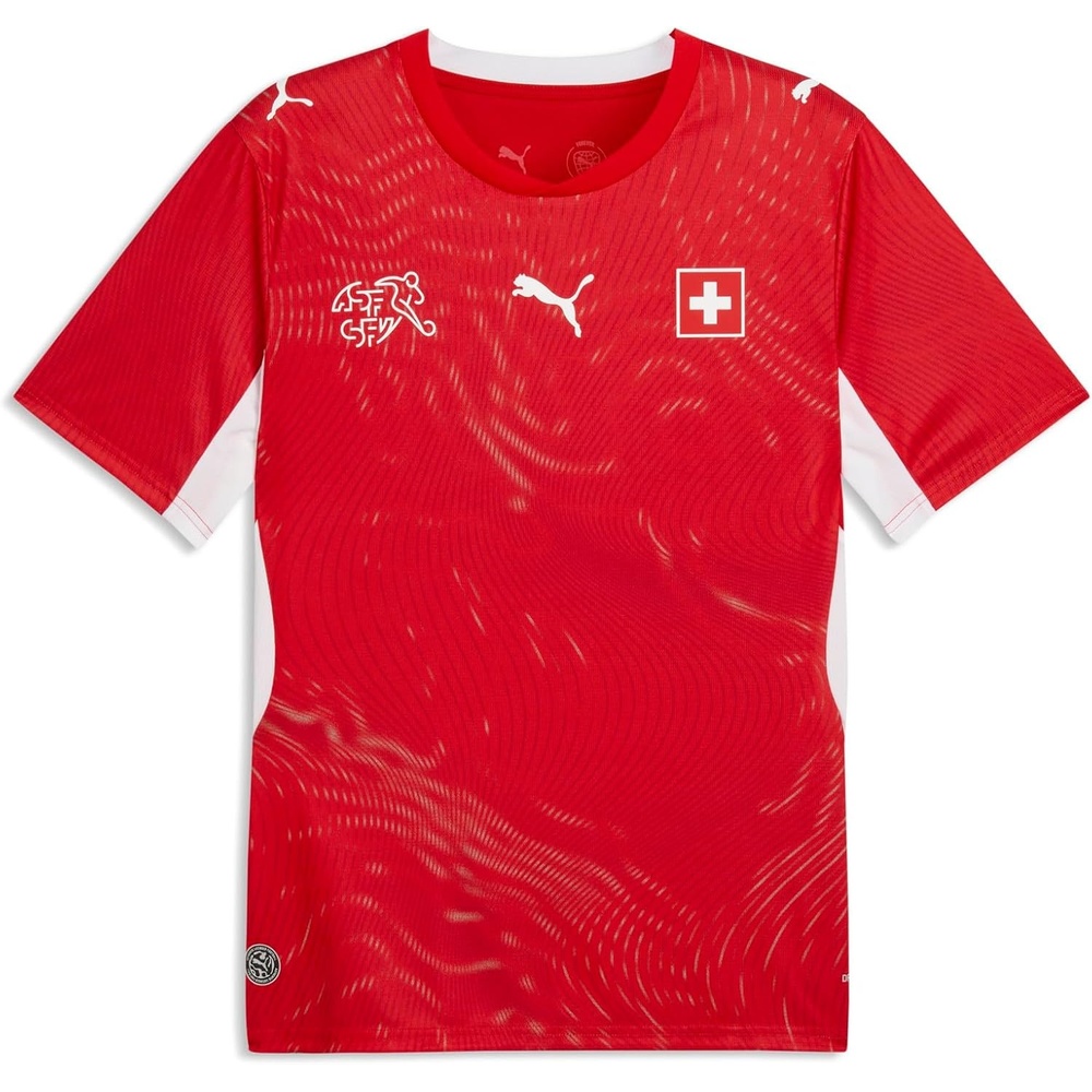 image:imagePUMA Mens Sfv Crew Neck Short Sleeve Home Jersey Replica CasualPuma Redpuma White