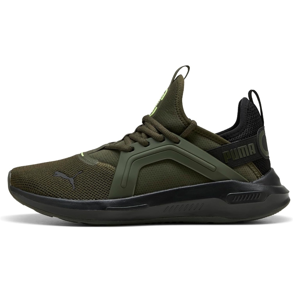 image:imagePUMA Mens Softride Enzo 5 Running Sneakers Shoes WhiteDark Oliveblackfizzy Light Ah25