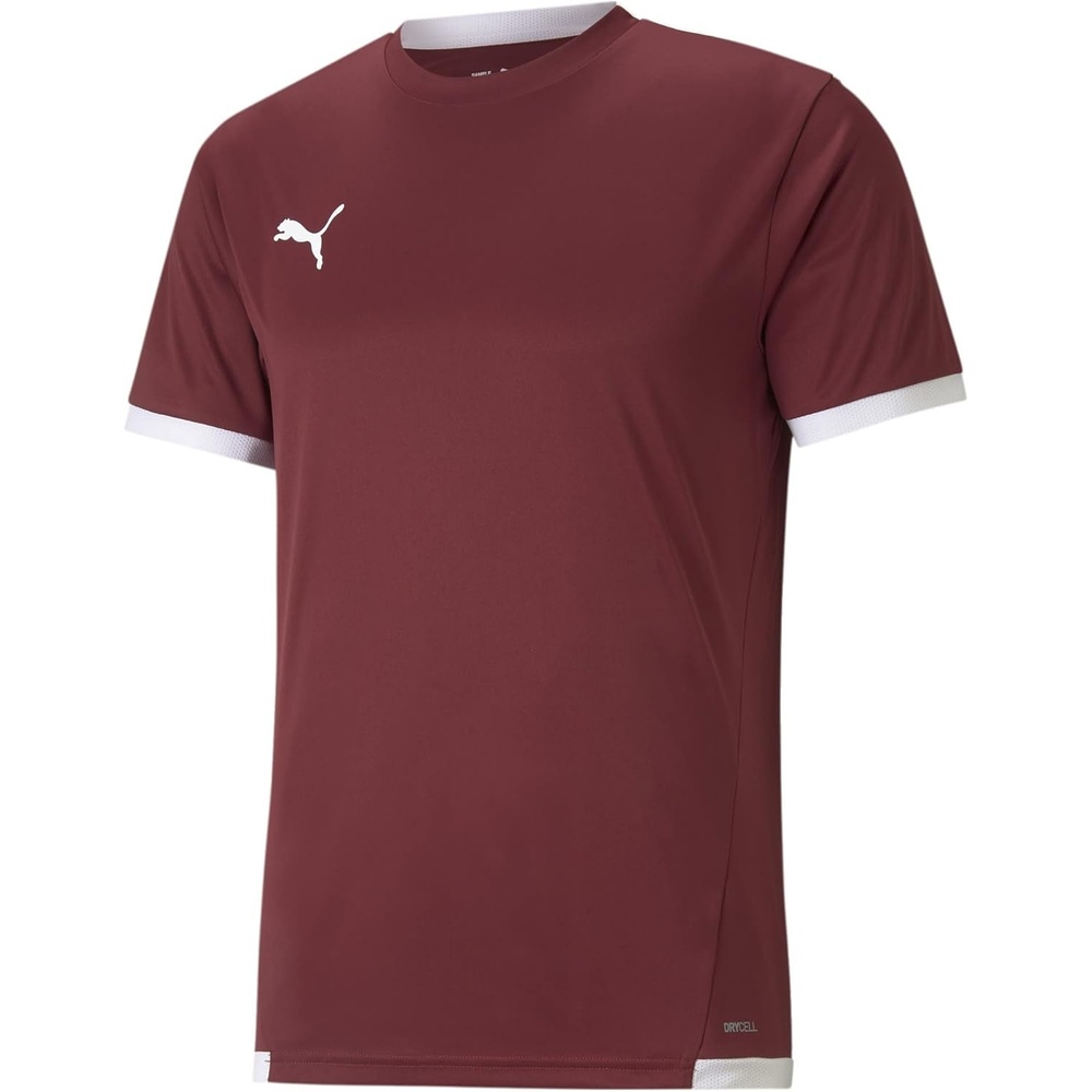 image:imagePUMA Mens Teamliga Crew Neck Short Sleeve Jersey Casual BlueCordovanpuma White
