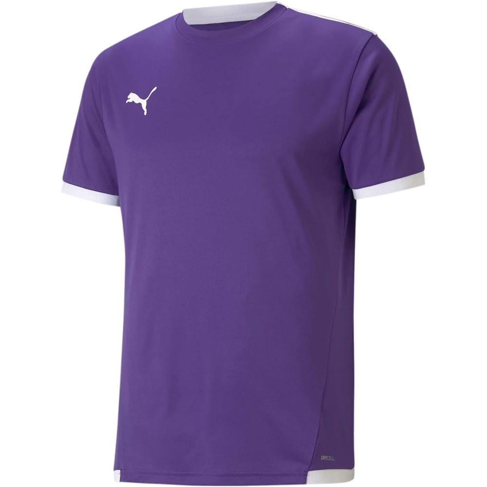 image:imagePUMA Mens Teamliga Crew Neck Short Sleeve Jersey Casual BluePrism VioletPuma White