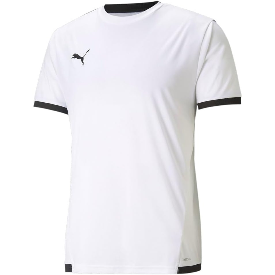 image:imagePUMA Mens Teamliga Crew Neck Short Sleeve Jersey Casual BluePuma Whitepuma Black Ah23
