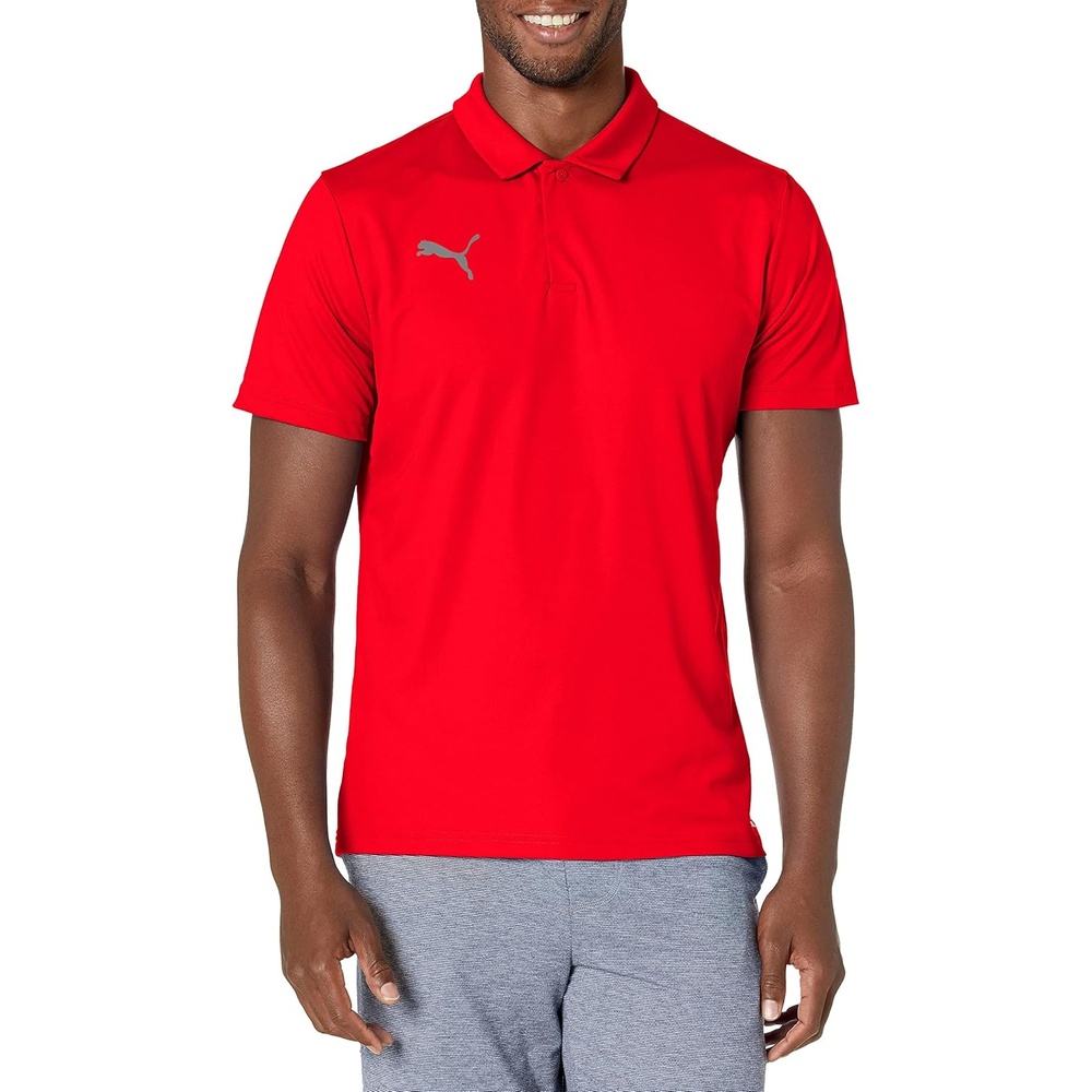 image:imagePUMA Mens Teamliga Sideline Shirt Casual Casual  BlueRedWhite