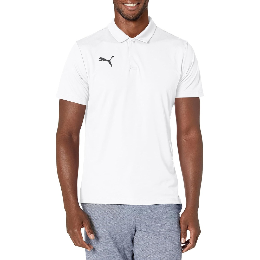 image:imagePUMA Mens Teamliga Sideline Shirt Casual Casual BlueWhiteBlack