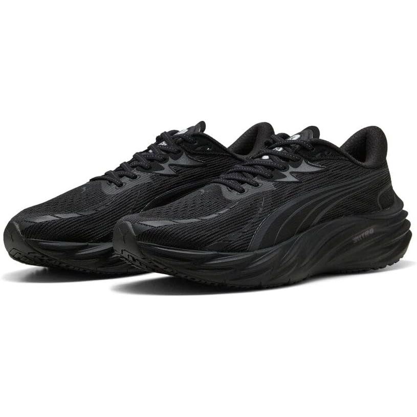 image:imagePUMA Mens Velocity Nitro 4 Running Sneakers ShoesBlack