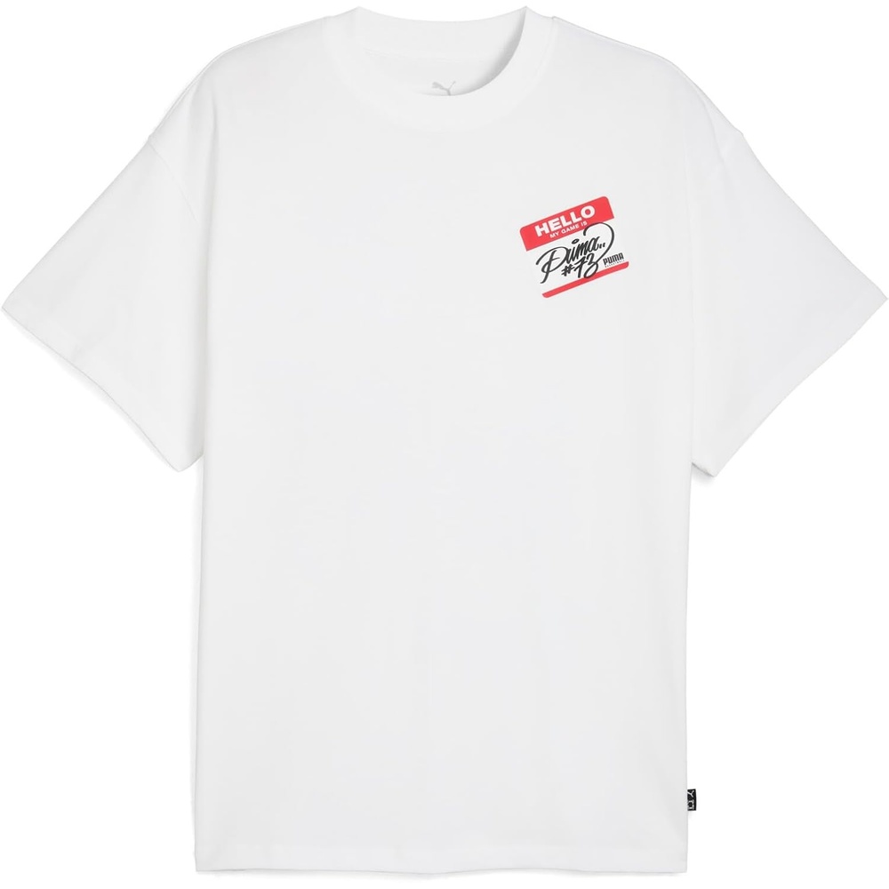 image:imagePUMA Mens Village Wear Graphic Crew Neck Short Sleeve Casual Tops CasualBlack Hooperhotline Ah25