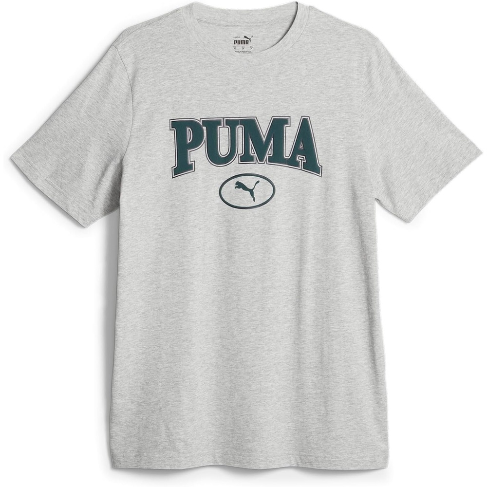 image:imagePUMA Mens Village Wear Graphic Crew Neck Short Sleeve Casual Tops CasualGrey