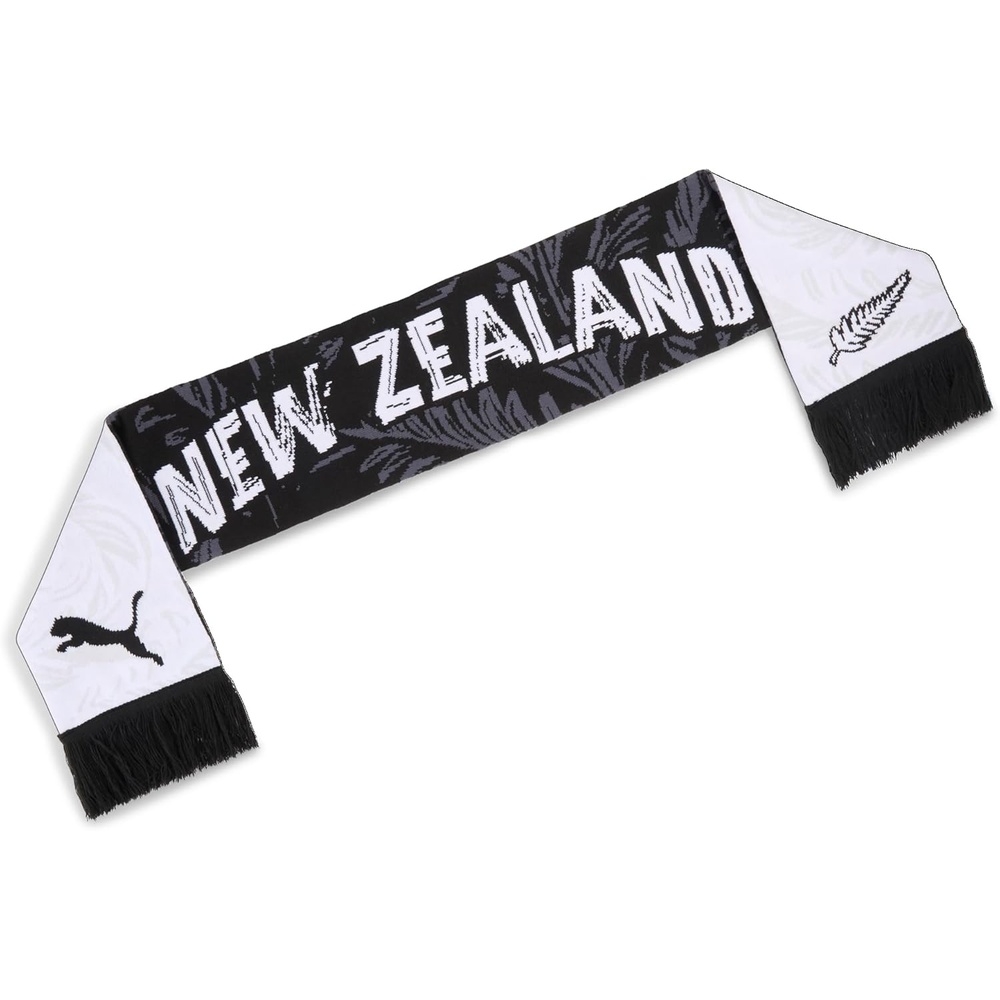 image:imagePUMA Unisex New Zealand FA Scarf Black White SS26 OSmallFA Nz Culture Scarf