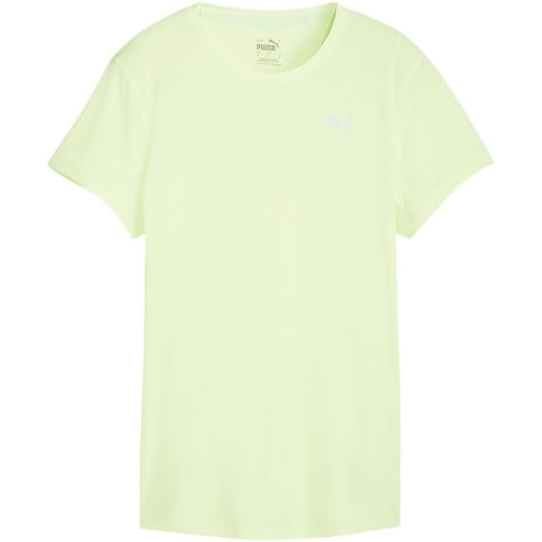 image:imagePUMA Womens Run Favorites Velocity Crew Neck Short Sleeve Athletic Running Casual Tops GreenFizzy Apple