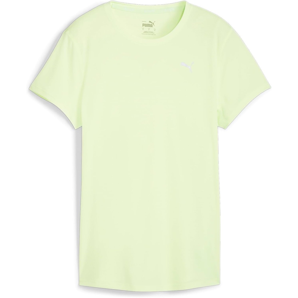 image:imagePUMA Womens Run Favorites Velocity Crew Neck Short Sleeve Athletic Running Casual Tops  GreenFizzy Apple Aw24