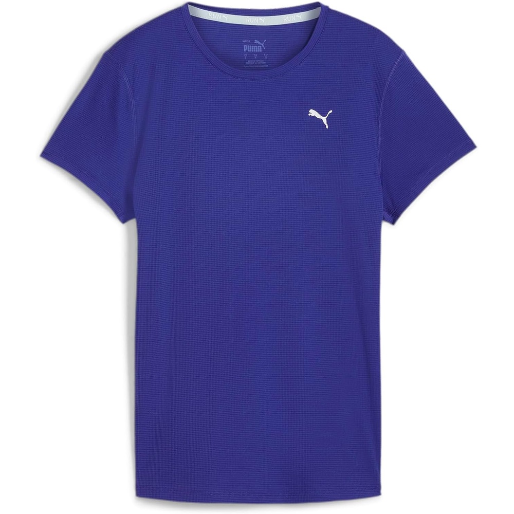 image:imagePUMA Womens Run Favorites Velocity Crew Neck Short Sleeve Athletic Running Casual Tops  GreenLapis Lazuli Aw24