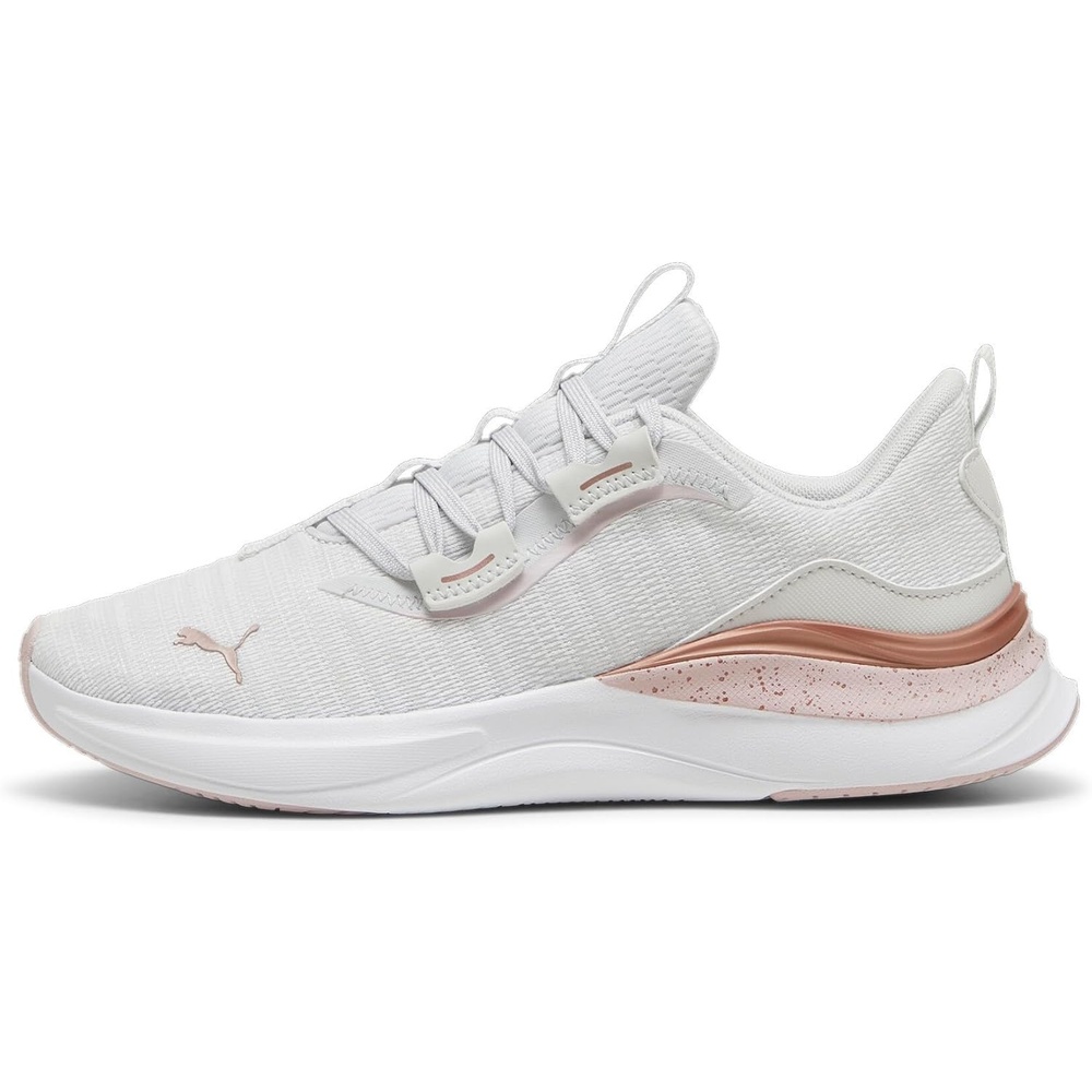 image:imagePUMA Womens Softride Harmony Lace Up Sneakers Shoes Casual BlackFeather Graymauve Mistrose Gold