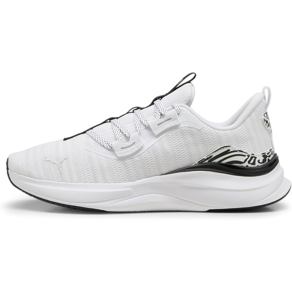 image:imagePUMA Womens Softride Harmony Lace Up Sneakers Shoes Casual BlackWhiteBlack
