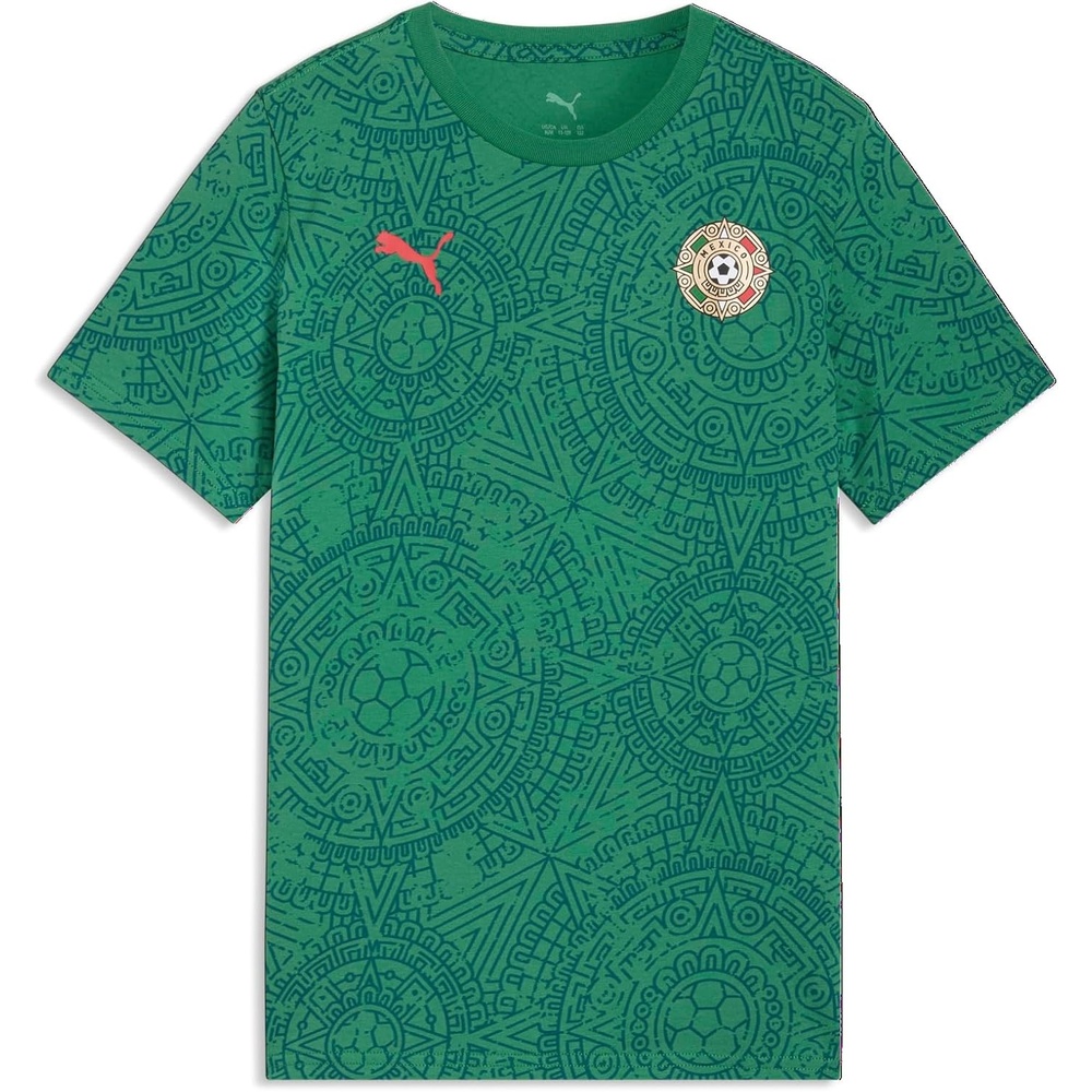 image:imagePuma Junior Fanpack TShirtArchive Greenpuma Red