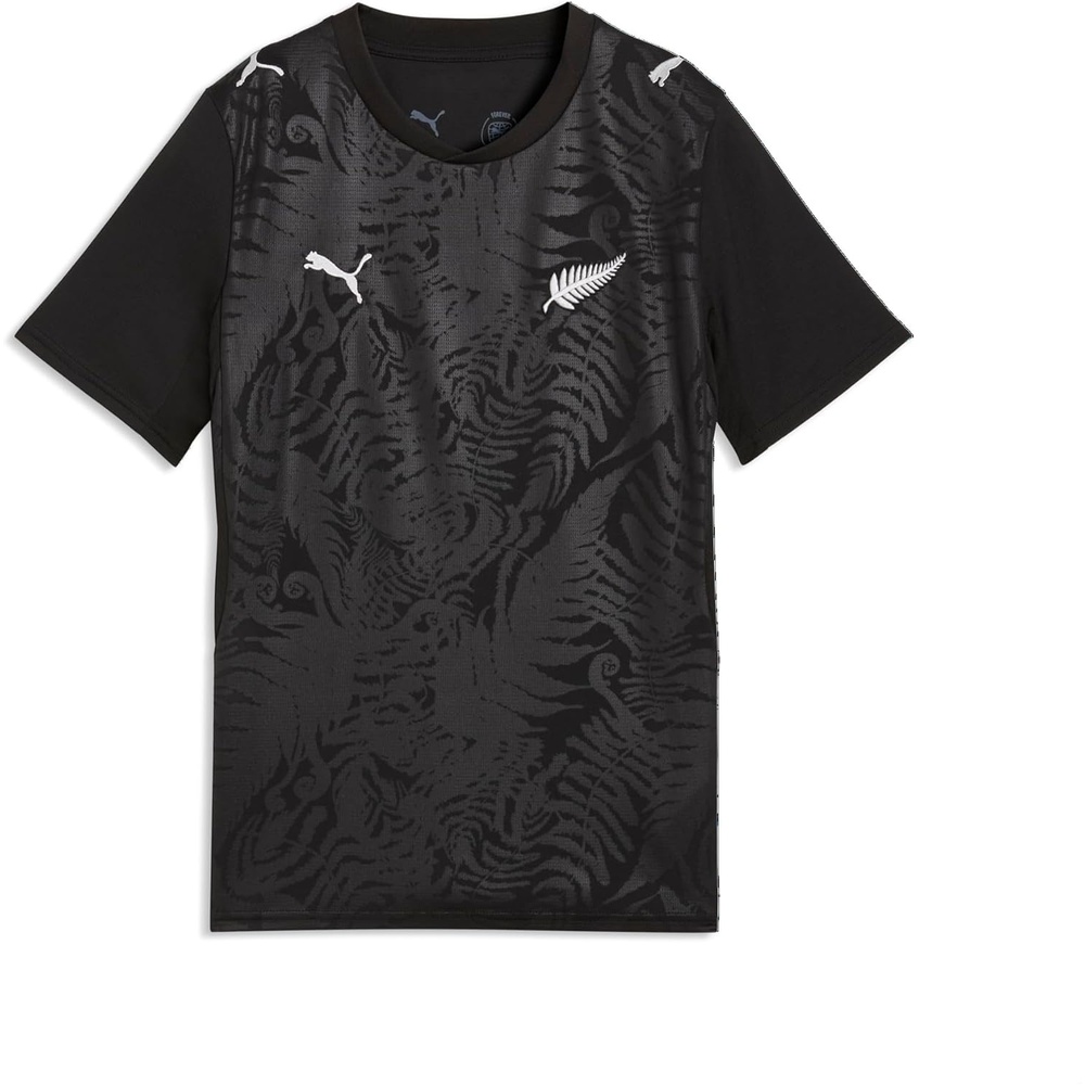 image:imagePuma Junior New Zealand Home Jersey ReplicaPuma Blackpuma Silver