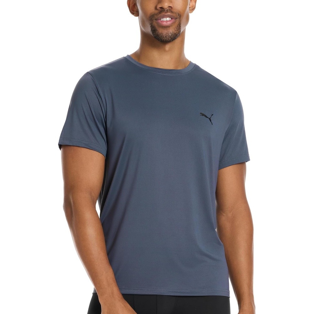 image:imagePuma Mens 360 Cool Mesh Crew Neck Tee ShirtGrey