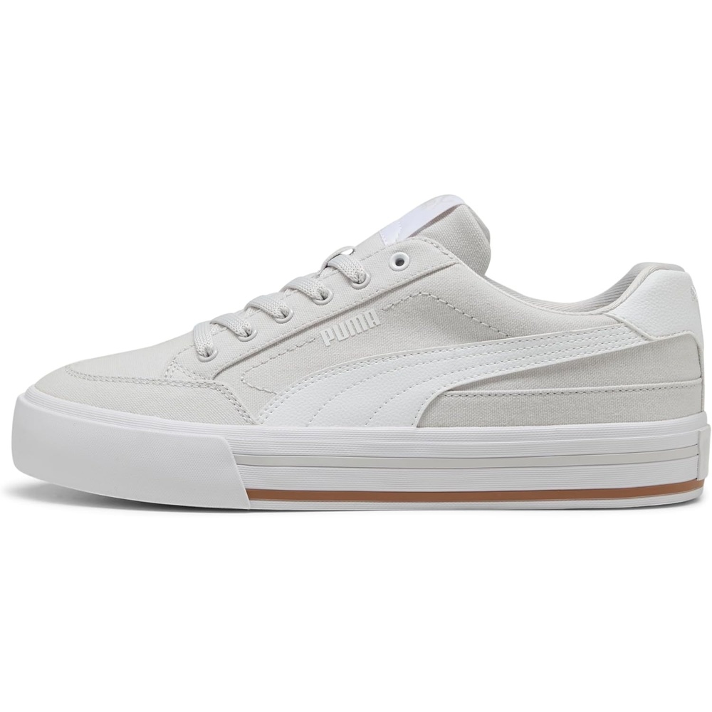 image:imagePuma Mens Court Classic Vulc Slip on ShoesFeather Graywhite