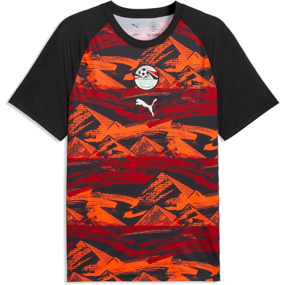 image:imagePuma Mens Egypt FA Warm Up JerseyPuma Blackpuma Red