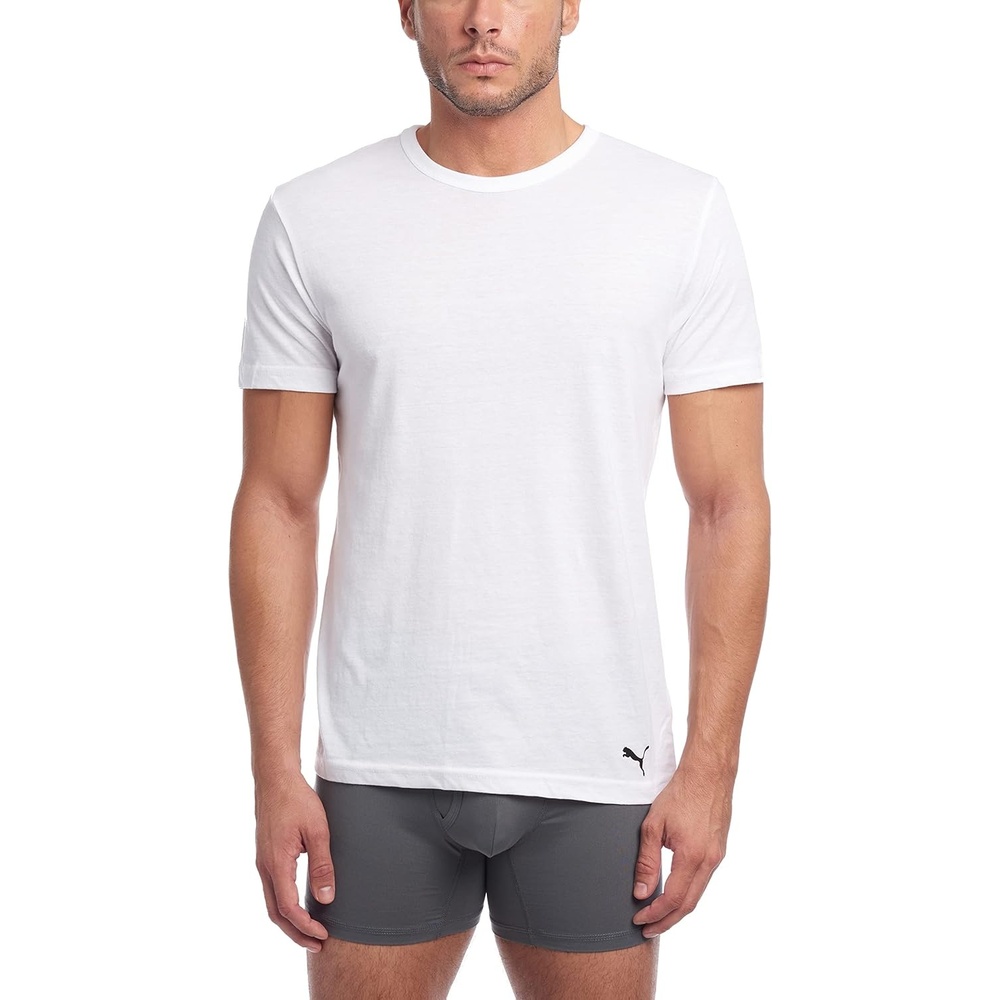 image:imagePuma Mens Mens 3 Pack Crew Neck TShirtsWhite