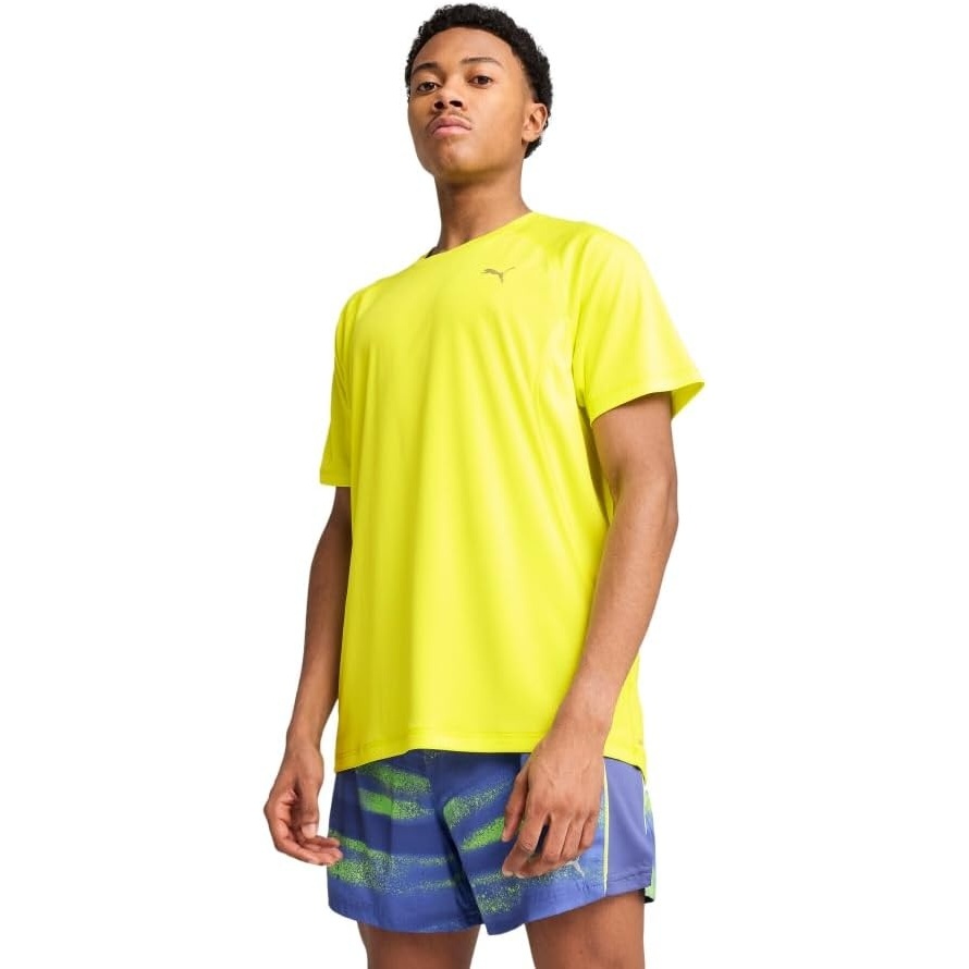 image:imagePuma Mens Run Favorite TShirtLemon Sherbert Ss25
