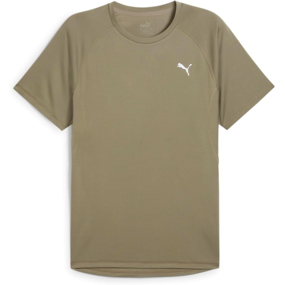 image:imagePuma Mens Run Favorite TShirtVelvet Moss Ss25