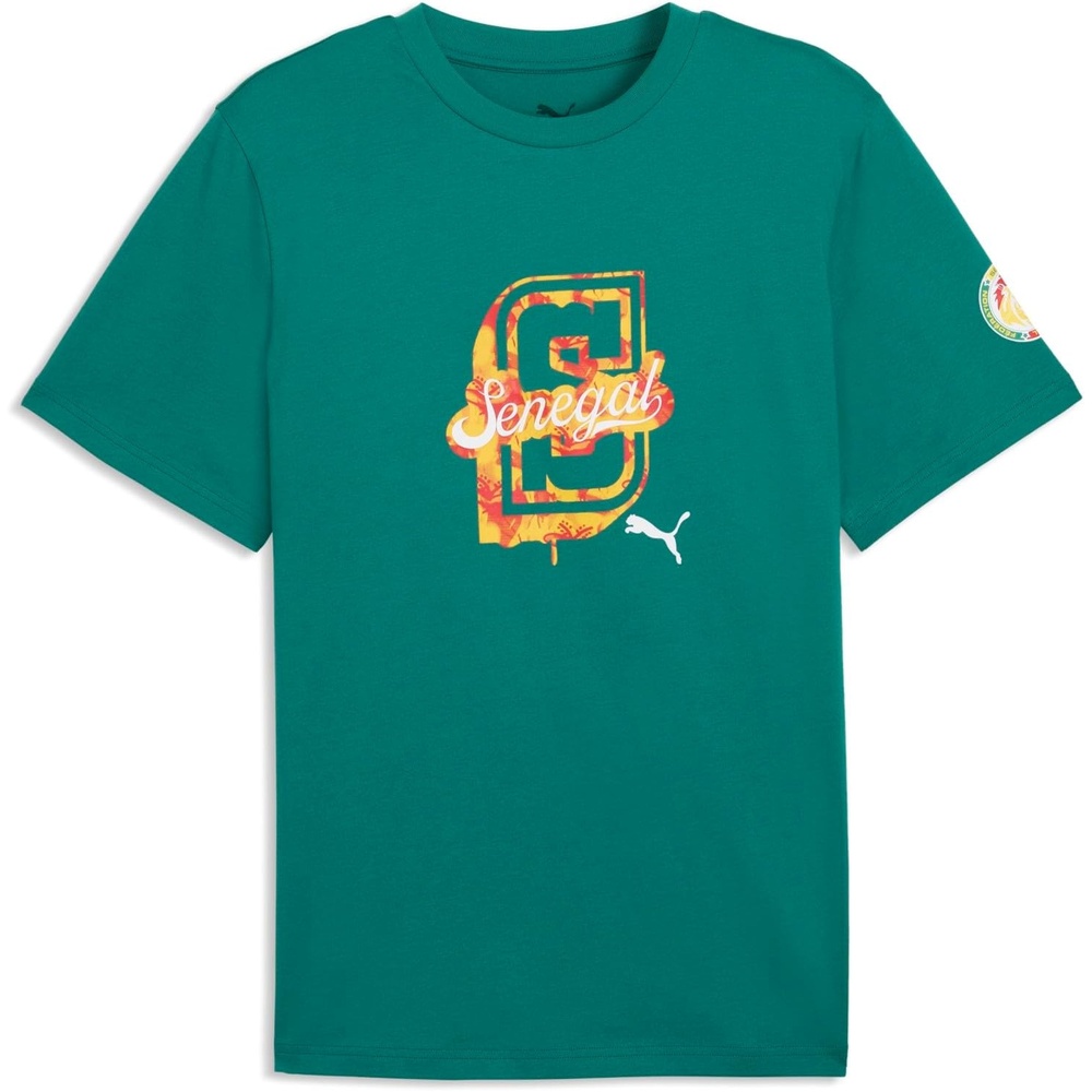 image:imagePuma Mens Senegal FA TShirtWild Greenpel Yellow