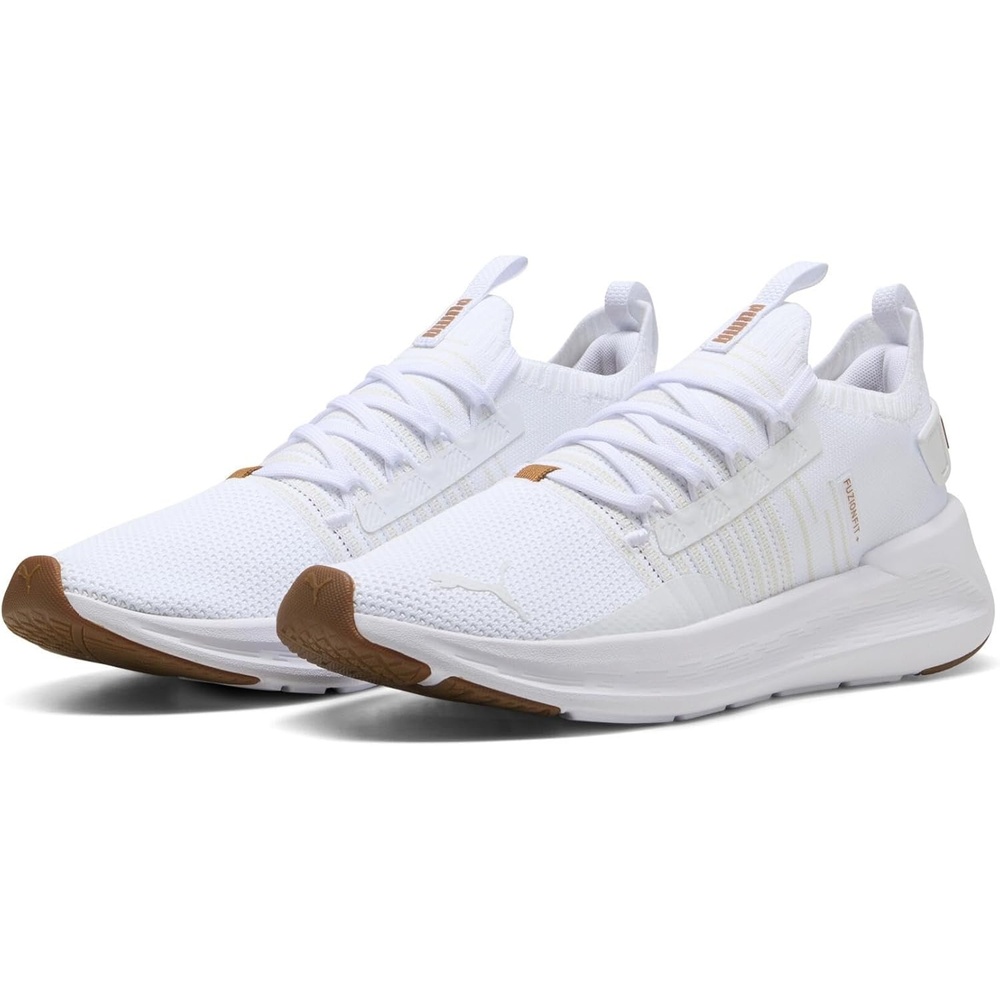 image:imagePuma Mens Softride Symmetry Fuzion Running Shoes25 Fall Winter Color Puma White Vapor Gray Gum 07