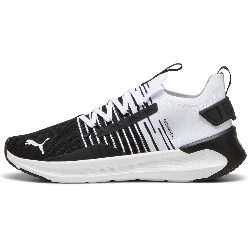 image:imagePuma Mens Softride Symmetry Fuzion Running ShoesPuma Black Cool Dark Gray Puma White