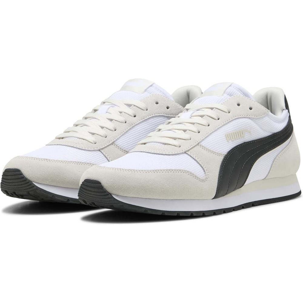 image:imagePuma Mens St Miler SneakerWhite Black Vapor Gray