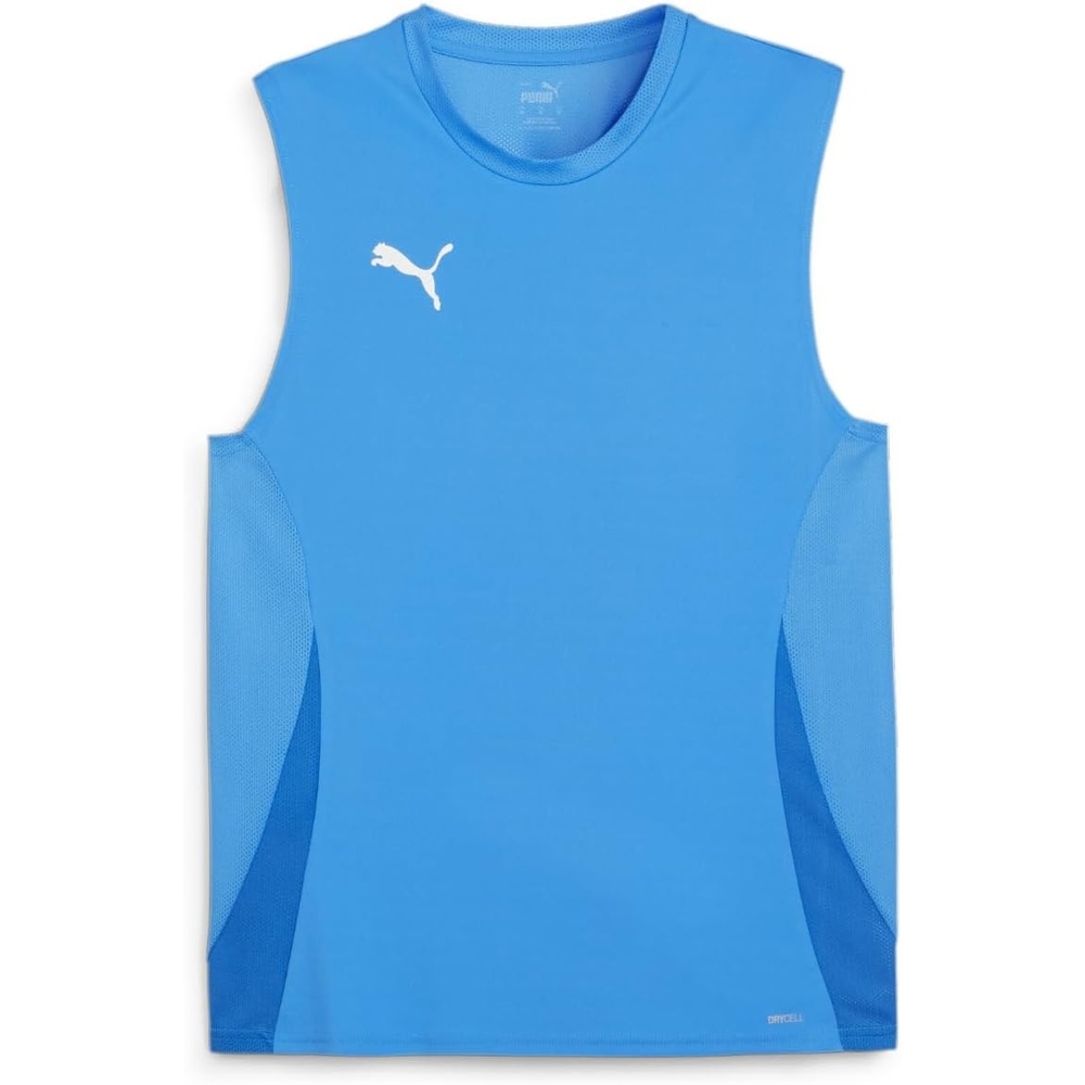image:imagePuma Mens Teamgoal Sleeveless JerseyIgnite Bluepuma Whitepuma Team Royal