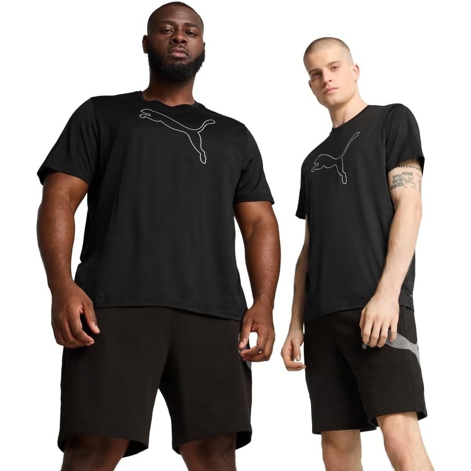 image:imagePuma Mens Train All Day Essentials TShirtPuma Black Heather Ss25