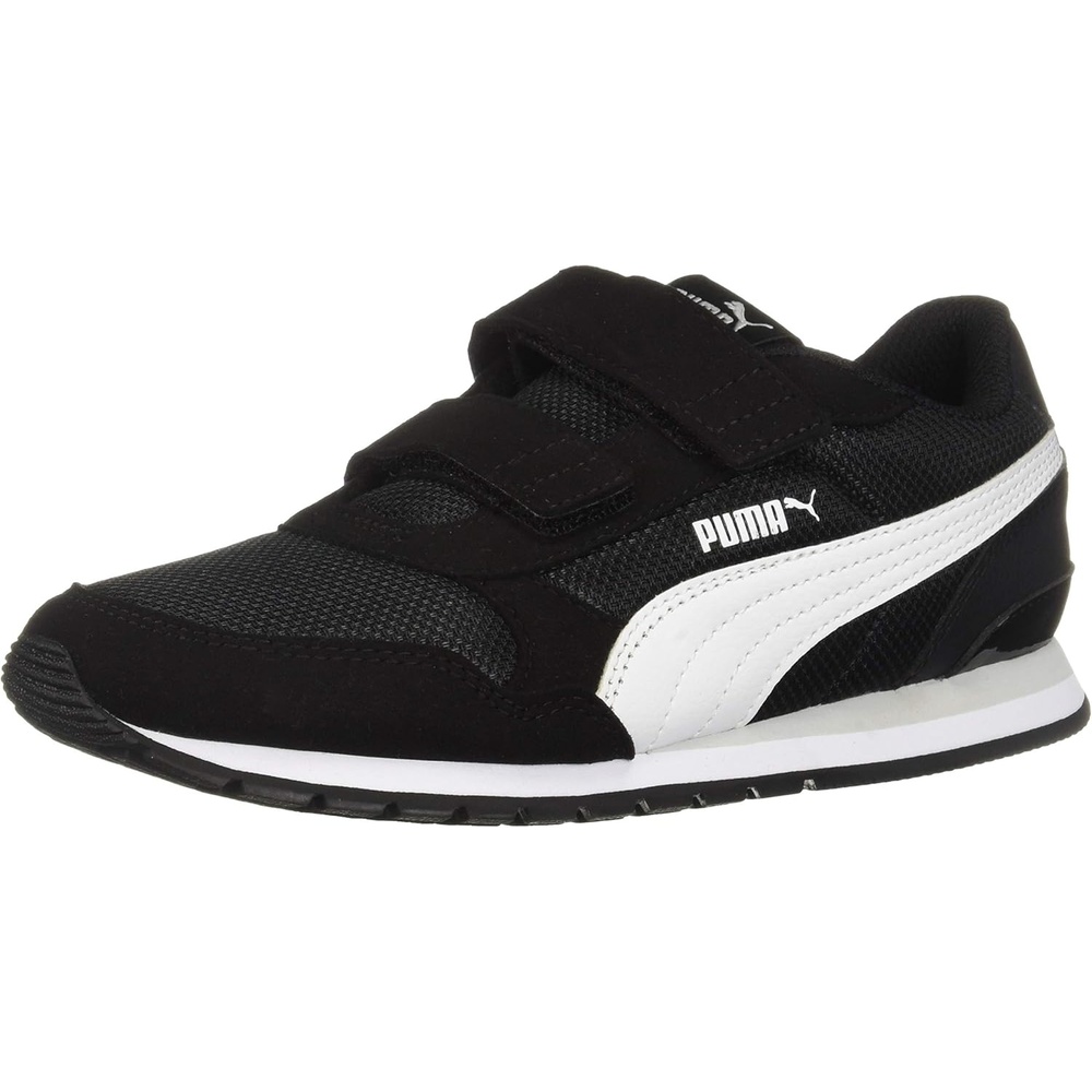 image:imagePuma UnisexChild St Runner Hook and LoopPuma Blackpuma Whitegray Violet