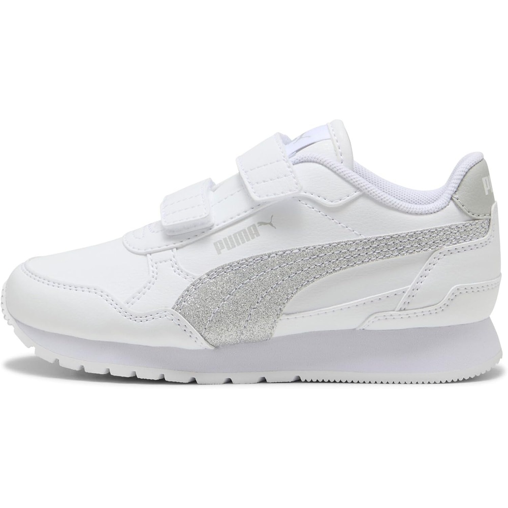 image:imagePuma UnisexChild St Runner Hook and LoopPuma Whitepuma Silvercool Light Gray