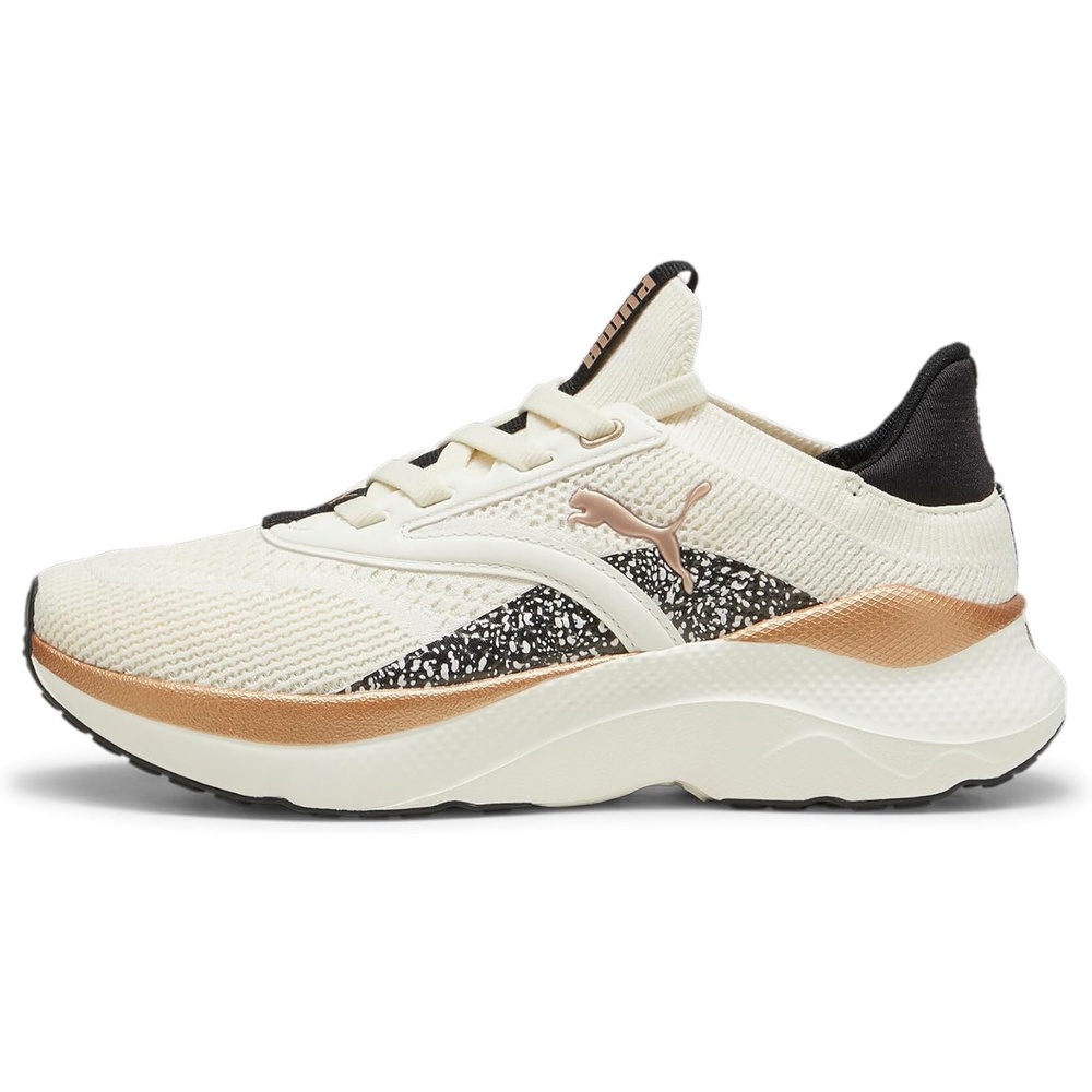 image:imagePuma Womens Softride MayveWarm Whitegoldblack