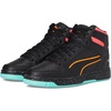Black-rickie Orange-fire Orchid Ah25