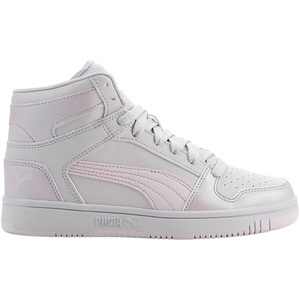PUMA Boys’ Rebound Layup Mid Sneakers(Purple)