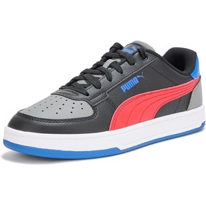 PUMA Kids Boys Caven 2.0 Lace Up Sneakers Shoes Casual – White(Black-for All Time Red-cool Dark Gray Ss25)