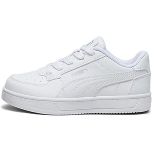 PUMA Kids Boys Caven 2.0 Lace Up Sneakers Shoes Casual – White(Puma White-puma Silver-puma Black)