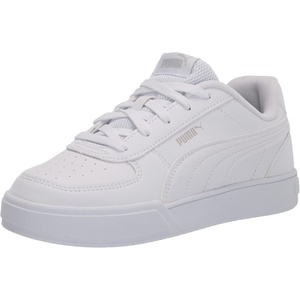 PUMA Kids Boys Caven 2.0 Lace Up Sneakers Shoes Casual – White(Puma White-puma White-gray Violet)