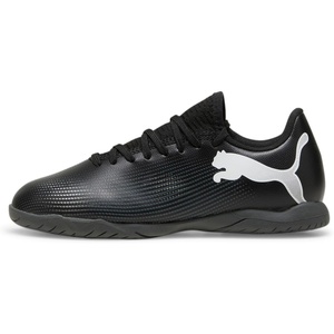 PUMA Kids’ Future Play Indoor Training Soccer Shoes(Black/White)