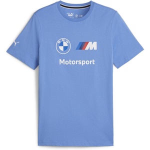 PUMA Mens BMW M Motorsport Graphic Crew Neck Short Sleeve Casual Tops Casual(Blue Skies-ss24 Tee 2)