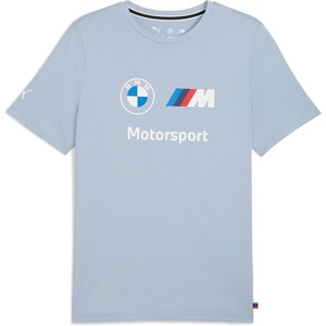 PUMA Mens BMW M Motorsport Graphic Crew Neck Short Sleeve Casual Tops Casual(Blue Wash Ss25)