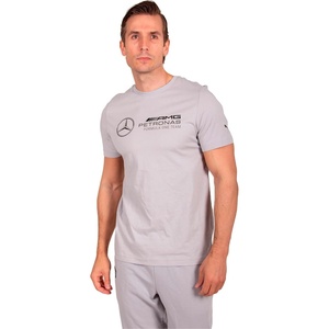 PUMA Mens BMW M Motorsport Graphic Crew Neck Short Sleeve Casual Tops Casual(Essential White 23)